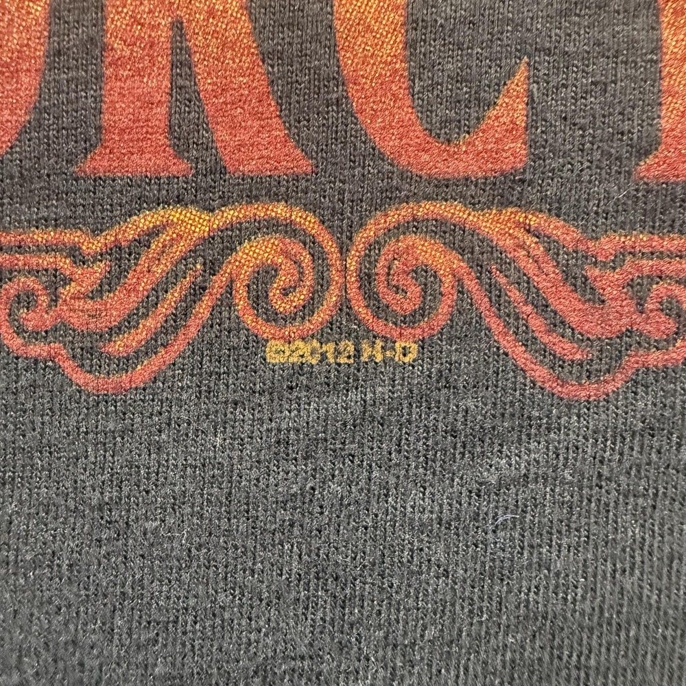 Harley-Davidson Shirt Mens Large Gray Eagle Brunswick Troy NY Motorcycle Tee - Picture 2 of 7